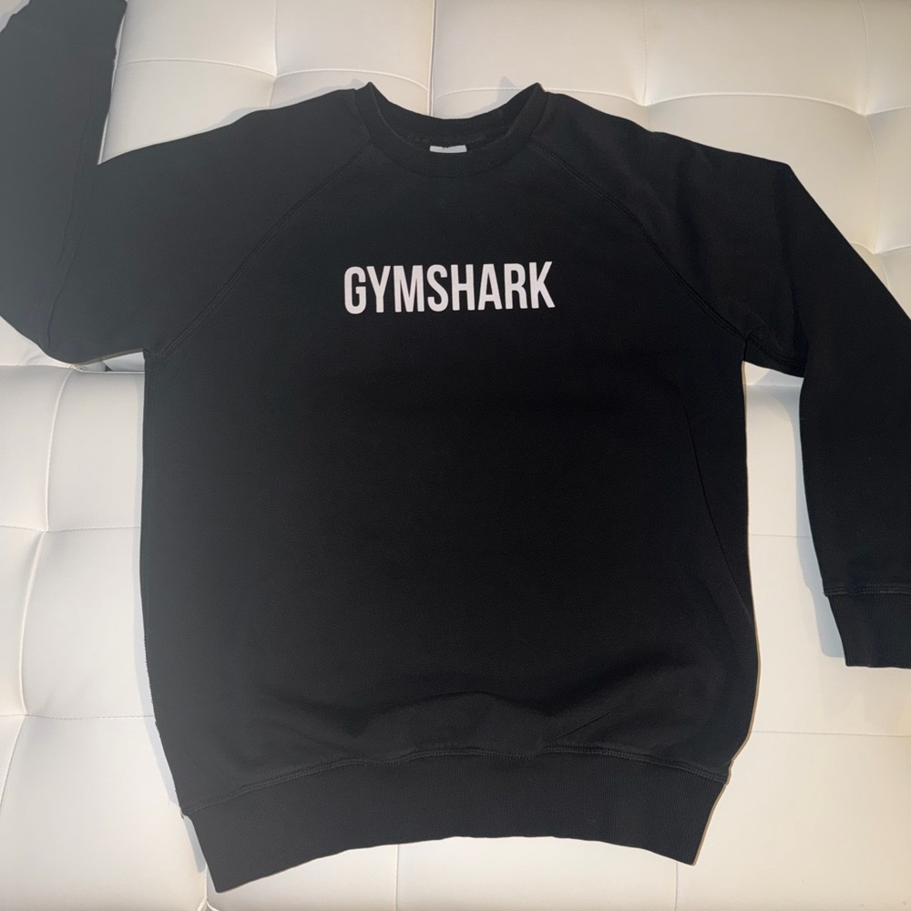 Gymshark Men's Black Crewneck Sweater